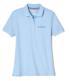 Girls Short Sleeve Stretch Pique Polo